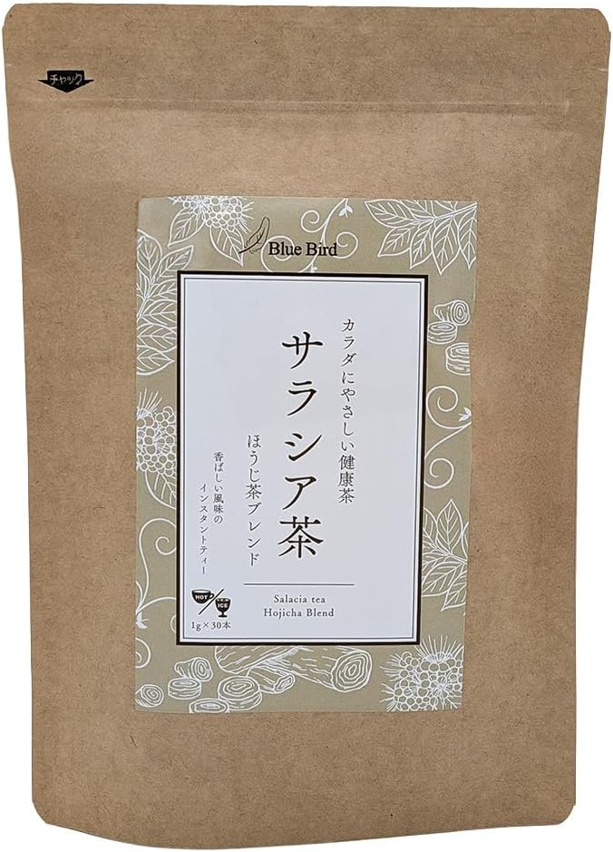 Rakuten - Blue Bird サラシア茶　ほうじ茶ブレンド　香ばしい風味のインスタントティー　1袋1g×30包　国内製造