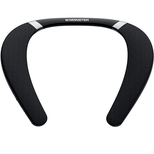 Monster ネックスピーカー Bluetoothスピーカー ウェアラブルネックスピーカー ワイヤレス 3Dサラウンドサウンドスピーカー 軽量 首掛けスピーカー 12時間連続再生