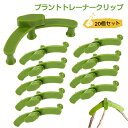 20個セット プラントトレーニングクリップ 植物クリップ ベンダー ステム トレーナー 低ストレス 桃の木 盆栽 花 オレンジの木 鉢植え 園芸用品用のブランチ...