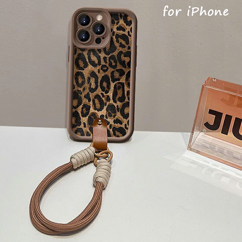 Rakuten - iphone16pro ケース ヒョウ柄 Phone16promaxケース iPhone16 ストラップ付き 15promax 15pro iPhone15 耐衝撃 スリム iphone14ケース 14pro iphone13 pro iphone12 12pro　携帯カバー お洒落 可愛い 女子 大人女子 iphoneケース レンズ保護