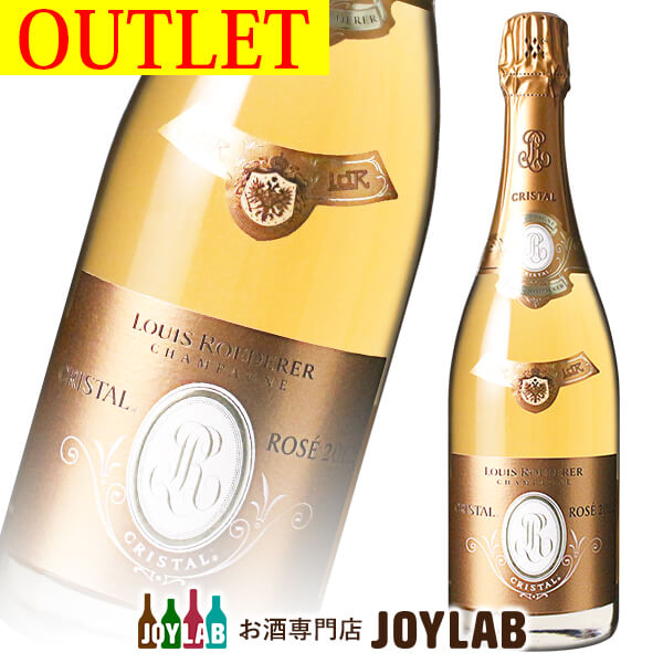 楽天お酒専門店JOYLAB【アウトレット】ルイロデレール クリスタル ロゼ 2012 750ml 箱なし シャンパン シャンパーニュ 【中古】