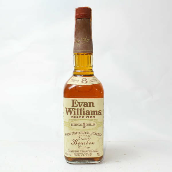 エヴァン ウィリアムス 8年 スムース メロウ 700ml 43％ レアボトル 【中古】