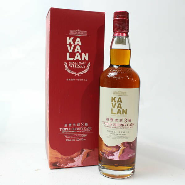 カバラン トリプル シェリー カスク 700ml 40％ 箱付 レアボトル 【中古】
