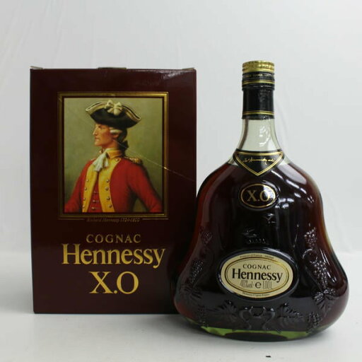 ヘネシー XO 金キャップ グリーンボトル 1000ml 40% 箱付 レアボトル 【中古】 ヘネシー XO 金キャップ グリーンボトル 1000ml 40% 箱付 レアボトル 【中古】