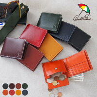 Arnold Palmer アーノルドパーマー 財布 二つ折り メンズ レザー 牛革 二つ折り財布 カード入れ 多い ブランド カラフル メンズ財布 大学生 財布メンズ 革 レザー財布 本革コンパクト財布 コンパクト二つ折り財布 送料無料 4ap3636