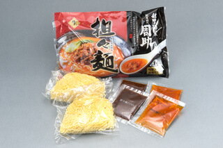 産直食品便り東京ライフスタイル 秋田の麺家「周助」坦々麺(2食x6袋) / ご当地ラーメン 生麺 らーめん 味噌だれ セット まとめ買い お取り寄せグルメ
