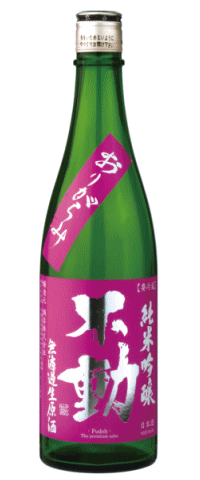 不動 純米吟醸 無濾過生原酒 出羽燦々おりがらみ 720ml 【日本酒】【千葉県 鍋店株式会社】