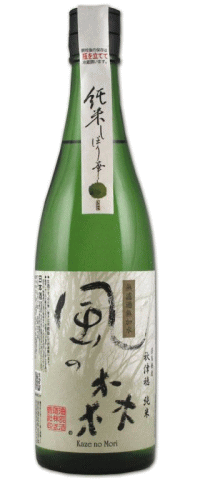 風の森 秋津穂 純米しぼり華 720ml【日本酒】 ※4-10月初旬までク−ル便発送をおすすめします。