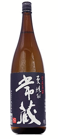 楽天こだわりの地酒・焼酎　酒の及川常蔵 青ラベル 麦焼酎 27度 1800ml　大分県久家本店【楽ギフ_包装】【楽ギフ_のし】【楽ギフ_メッセ】