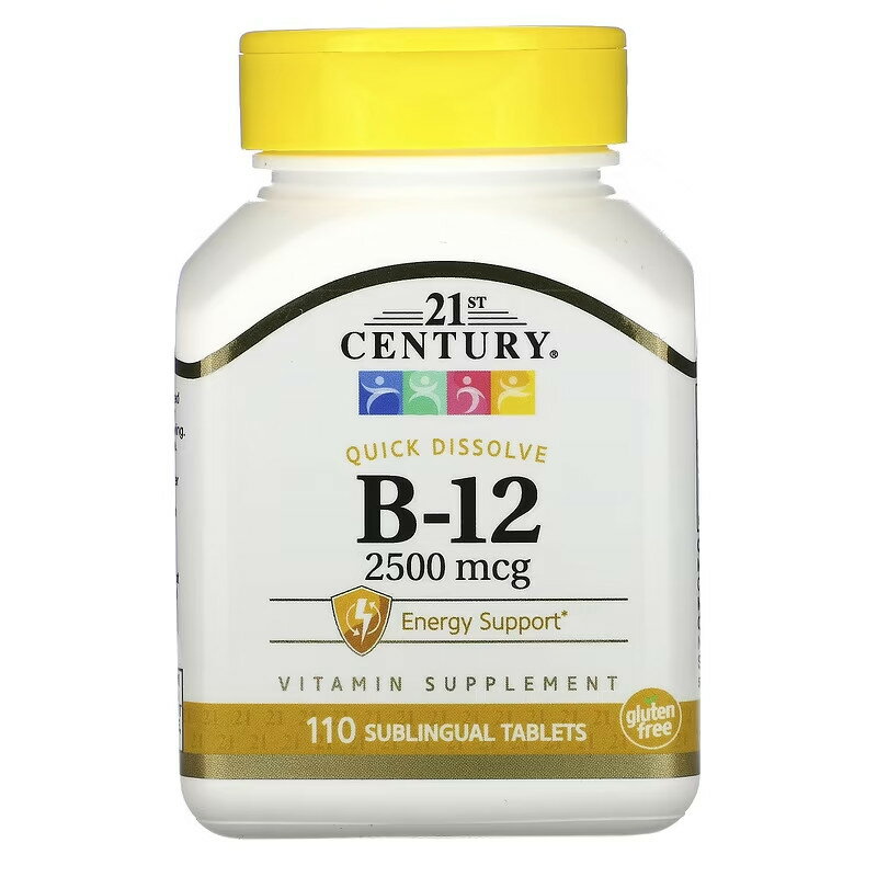 21st Century　B-12　2,500mcg　舌下タブレット110粒