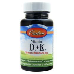 CARLSON社　 ビタミン D3 + K2　60 vcaps