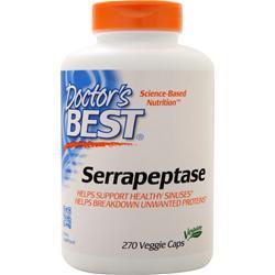 ●ご使用の目安　Take 1 to 3 capsules daily. away from food.●英語商品名　Best Serrapeptase 270 vcaps●メーカー名　DOCTOR'S BEST社●内容量　270ベジカプセル●成分内容（1カプセル中)セラペプターゼ(40000ユニット)(腸溶性カプセル) 1) 広告文責　池田昭広　050-3593-7343 2) メーカー名　DOCTOR's　BEST'S 3) 原産国　アメリカ合衆国 4) 商品区分　健康食品　