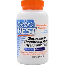 ●ご使用の目安　Take 5 capsules daily, with or without food.●英語商品名　Glucosamine Chondroitin MSM + Hyaluronic Acid 150 caps●メーカー名　DOCTOR'S BEST社●内容量　150カプセル●商品総重量　195.6g●成分内容（5カプセル中)Chloride 170mg 5　Sodium 100mg 4　Potassium 180mg 5　BioCell Collagen 1000mg　Hydrolyzed Collagen Type II 600mg　Chondroitin Sulfate 200mg　Hyaluronic Acid 100mg　Glucosamine sulfate 2KCI 1500mg　Chondroitin Sulfate 1000mg　Methylsulfonylmethane 1000mg　Other ingredients:gelatin (capsule)、rice powder、magnesium stearate (vegetable source). 1) 広告文責　池田昭広　050-3593-7343 2) メーカー名　DOCTOR's　BEST'S 3) 原産国　アメリカ合衆国 4) 商品区分　健康食品　