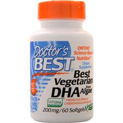 DOCTOR'S BEST社　ベストベジタリアン DHA from Algae 60 ソフトジェル 1