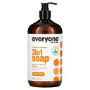 Everyone 3 In 1 ソープ ルビーグレープフルーツ 32 fl oz (946 ml)