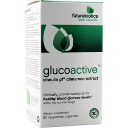 ●ご使用の目安　As a dietary supplement, take 2 capsules daily, preferably one capsule 20 minutes before morning and evening meals.●英語商品名　GlucoActive - Cinnamon Extract 60 vcaps●メーカー名　FUTUREBIOTICS社●内容量　60ベジカプセル●商品総重量　198.5g●成分内容（2カプセル中)Cinnulin PF 250mg †　Proprietaryglucose Support Compound 250mg †　Fenulife Fenugreek Extract†　ActiVingrape Seed Extract†　Chromium†　Vanadium†　Futurebiotics BioAccelerators 23mg †　Other Ingredients: Modified Cellulose、Stearic Acid、Vegetable Stearate、Cellulose、Ginger Oil.　Check with your doctor before taking this product and test your blood sugar regularly. Do not use if you are pregnant or nursing. 1) 広告文責　池田昭広　050-3593-7343 2) メーカー名　FUTUREBIOTICS 3) 原産国　アメリカ合衆国 4) 商品区分　健康食品　