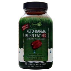 Irwin Naturals　Keto-Karma Burn Fat Red（ケトカルマ バーン ファット レッド） 液体ソフトジェル72粒