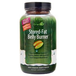 Irwin Naturals Stored-Fat Belly Burner（ストアドファット ベリーバーナー） 液体ソフトジェル100粒