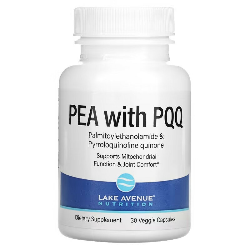 Lake Avenue Nutrition PQQ配合PEA（パルミトイルエタノールアミド） ベジカプセル30粒