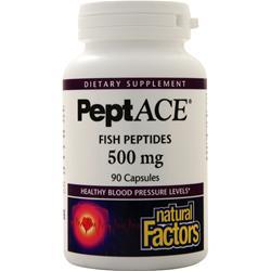 ●ご使用の目安　1 capsule, up to 3 times per day or as directed by a health professional. Keep out of reach of children.●英語商品名　PeptACE Fish Peptides (500mg) 90 caps●メーカー名　NATURAL FACTORS社●内容量　90●商品総重量　96.4g●成分内容（1カプセル中)PeptACE Fish (bonito) Protein Extract 500mg　Gelatin capsule (gelatin、purified water)、rice powder、magnesium stearate (vegetable grade).　Contains bonito fish.　Contains no artificial preservatives、color or sweeteners; no corn、dairy、soy、wheat or yeast.　Caution: This product is not intended to replace any prescription medications、unless recommended by your health professional. Consult your health professional prior to use. 1) 広告文責　池田昭広　050-3593-7343 2) メーカー名　NATURAL FACTORS 3) 原産国　アメリカ合衆国 4) 商品区分　健康食品　　