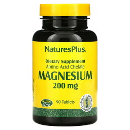 NaturesPlus　マグネシウム、200mg、タブレット90粒