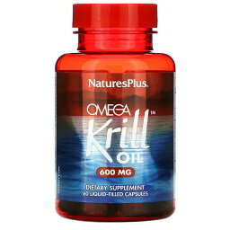 NaturesPlus　Omega Krill Oil（オメガクリルオイル）、600mg、液状カプセル60粒