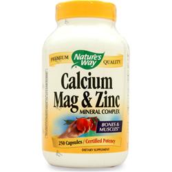 カルシウムは強い歯と骨をつくるための必須ミネラル、マグネシウムは神経と筋肉の健康に重要、亜鉛は新陳代謝に関与。この三つの重要栄養素をブレンドしたプロダクトです。●メーカー名 NATURE'S WAY社●内容量 250カプセル●成分内容 総炭...