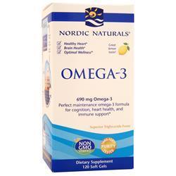 ■ご使用の目安　Two soft gels daily, with food, or as directed by your health care professional or pharmacist.■英語商品名　Omega-3 Purified Fish Oil Lemon 120 sgels■メーカー名　NORDIC NATURALS社■内容量　120ソフトジェルカプセル■商品総重量　201.3g■成分内容（2ソフトジェルカプセル中)Calories 18　Calories from fat 18　Total Fat 2.0g 3　Saturated Fat 0.6g 3　Trans Fat 0g　Vitamin E 30IU 100　Omega-3s　EPA (eicosapentaenoic acid) (weight: 330mg; volume: 18%)　DHA (docosahexaenoic acid) (weight: 220mg; volume: 12%)　Other Omega-3s (weight: 140mg; volume: 8%)　Total Omega-3s (weight: 690mg; volume: 38%)　Oleic Acid (Omega-9) (weight: 116mg; volume: 6%)　Ingredients: purified deep sea fish oil (from anchovies and sardines)、soft gel capsule (gelatin、water、glycerin、natural lemon oil)、natural lemon oil、d-alpha tocopherol、rosemary extract.　May have been manufactured on the same processing line as products containing soy derivatives.　Consult with your physician before using this product if you are allergic to iodine、use blood thinners、or anticipate surgery. Keep out of the reach of children. 1) 広告文責　池田昭広　050-3593-7343 2) メーカー名　NORDIC NATURALS 3) 原産国　アメリカ合衆国 4) 商品区分　健康食品　　　