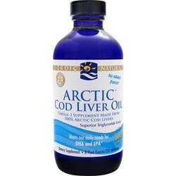 ■ご使用の目安　One teaspoon daily, with food, or as directed by your health care professional or pharmacist.■英語商品名　Arctic Cod Liver Oil Liquid Unflavored 8 fl.oz■メーカー名　NORDIC NATURALS社■内容量　8fl.oz■商品総重量　411.1g■成分内容（5ml中)Calories 45　Calories from Fat 45　Total Fat 5.0g 8　Saturated Fat 1.0g 5　Trans Fat 0g　Cholesterol 14mg 5　Vitamin A - 1500-2950IU30-59　Vitamin D 0-20IU 0-5　Vitamin E 30IU 100　Omega-3s　EPA (weight: 410mg; volume: 9%)　DHA (weight: 625mg; volume: 14%)　Other (weight: 225mg; volume: 5%)　Total (weight: 1260mg; volume: 28%)　Oleic Acid (Omega-9) (weight: 600mg; volume: 13%)　Ingredients: purified arctic cod liver oil、d-alpha tocopherol、natural orange flavor、rosemary extract. Contains vitamin E derived from refined soybean oil.　Consult with your physician before using this product if you are allergic to iodine, use blood thinners, or anticipate surgery. Keep out of the reach of children. 1) 広告文責　池田昭広　050-3593-7343 2) メーカー名　NORDIC NATURALS 3) 原産国　アメリカ合衆国 4) 商品区分　健康食品　　　