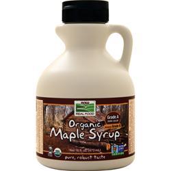 ●ご使用の目安　Pure Maple Syrup is ideally added to pancakes, yogurt, ice cream, oatmeal, recipes and more.●英語商品名　100% Pure Maple Syrup 16 fl.oz●メーカー名　NOW社●内容量　16液量オンス●商品総重量　703.1g●成分内容（4大サジ中)カロリー 200　脂肪カロリー　総脂肪 0g　ナトリウム 7mg　総炭水化物 53g　砂糖 53g　タンパク質 0g　カルシウム　鉄　100% Pure、Grade B Organic Maple Syrup.　Keep out of reach of children. If more than used for rinsing is accidentally swallowed、get medical help or contact a Poison Control Center right away. Do not use if safety seal is broken or missing. 1) 広告文責　池田昭広　050-3593-7343 2) メーカー名　NOW FOODS 3) 原産国　アメリカ合衆国 4) 商品区分　健康食品　