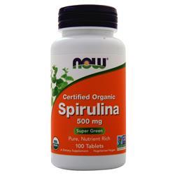 NOW Spirulina delivers the natural nutrient profile found in Genuine Whole Foods.Spirulina has the highest protein and beta-carotene levels of all green superfoods and also has naturally occurring GLA (Gamma Linolenic Acid), a popular fatty acid with numerous health benefits. In addition, Spirulina has naturally occurring vitamins, minerals, trace elements, cell salts, amino acids and enzymes.●ご使用の目安　As a dietary supplement, take 6 tablets daily.●英語商品名　Spirulina 100 tabs●メーカー名　NOW社●内容量　●商品総重量　76.5g●成分内容（)カロリー 10、総炭水化物 ＜1g ＜1、タンパク質 2g 4、ビタミンA 3200iu 64、鉄 2mg 11、ナトリウム 50mg 2、スピルリナ 3g、For adults only. Consult physician if pregnant/nursing, taking medication, or have a medical condition. Keep out of reach of children.　Other ingredients: None. 1) 広告文責　池田昭広　050-3593-7343 2) メーカー名　NOW FOODS 3) 原産国　アメリカ合衆国 4) 商品区分　健康食品　