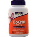 NOW　CoQ10(100mg)ライスブラン&E入り　150錠