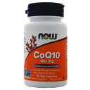 NOW　CoQ10 (100mg)ホーソーンベリー　30カプセル