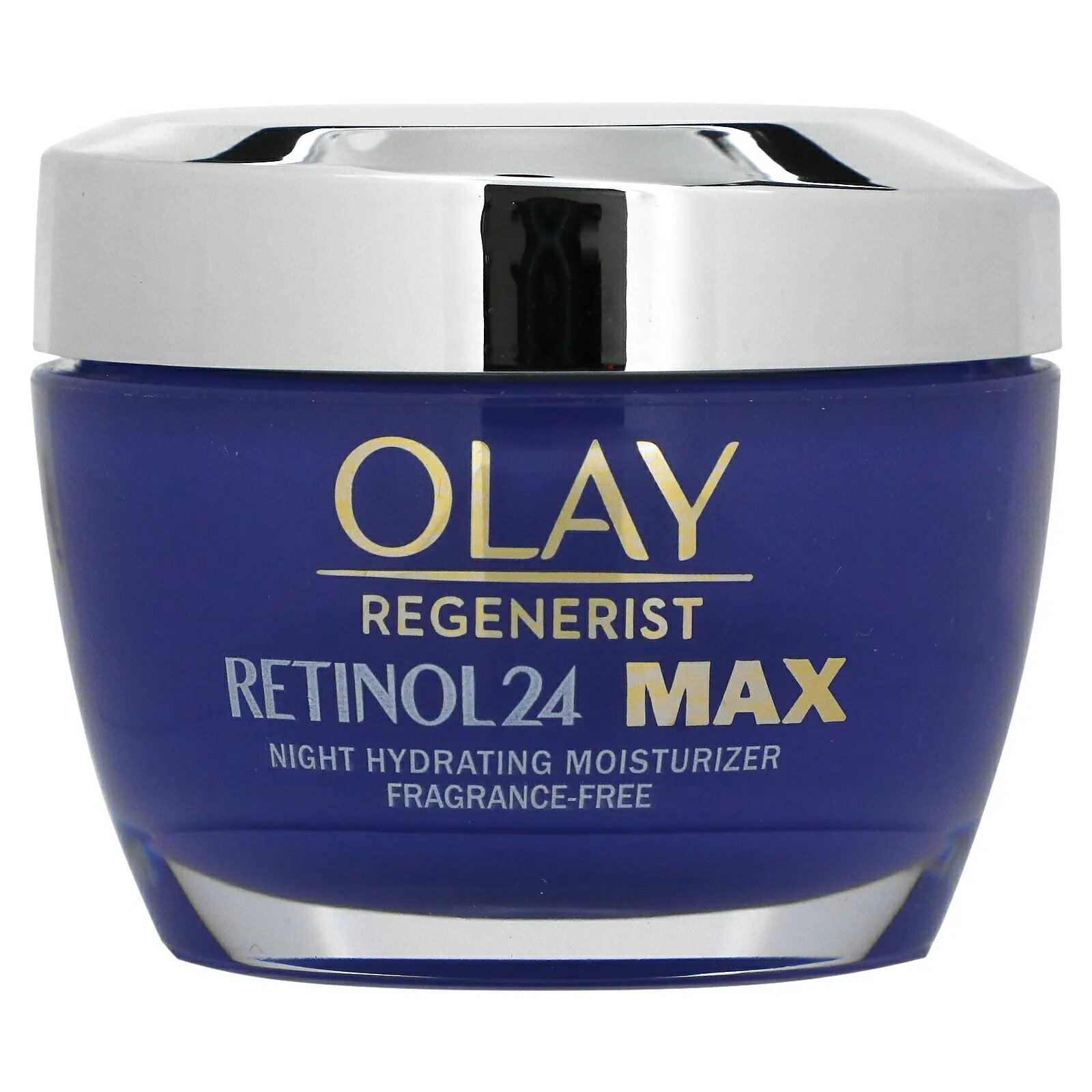 OLAY　Retinol（レティノール） 24 Night Hydrating Moisturizer, Fragrance-Free, 48 oz (1.7 oz)