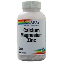 ●ご使用の目安　Take four vegetarian capsules with a meal or glass of water. Store in a cool, dry place.●英語商品名　Calcium Magnesium Zinc 250 vcaps●メーカー名　SOLARAY社●内容量　250ベジカプセル●商品総重量　378.5g●成分内容（4ベジカプセル中)Total Carbohydrate ＜1g ＜1　Dietary Fiber ＜1g 2　Calcium 1000mg 100　Magnesium 500mg 125　Zinc 25mg 167　Glutamic Acid HCl 100mg　Other Ingredients: Vegetable Cellulose Capsule, Magnesium Stearate, Cellulose, Whole Rice Concentrate (including bran, polishings and germ), Alfalfa Leaf, Watercress, Dandelion Root and Parsley Leaf. 1) 広告文責　池田昭広　050-3593-7343 2) メーカー名　SOLARAY 3) 原産国　アメリカ合衆国 64)商品区分　健康食品　