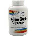 SOLARAY社　カルシウム Citrate サプリーム 180カプセル