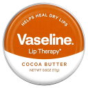 Vaseline　Lip Therapy（リップセラピー）、ココアバター、17g（0.6オンス）