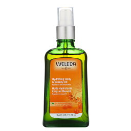 Weleda　ハイドレイティング ボディ＆ビューティーオイル、シーバックソーンエキス、100ml（3.4液量オンス）