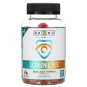 Zhou Nutrition　Screen Eyes、トロピカルベリー、ヴィーガングミ60粒 その1