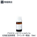 アロマエッセンシャルオイル北海道　富良野産【ラベンダー】10ml 1本 アロマ 天然精油【メール便送料無料】