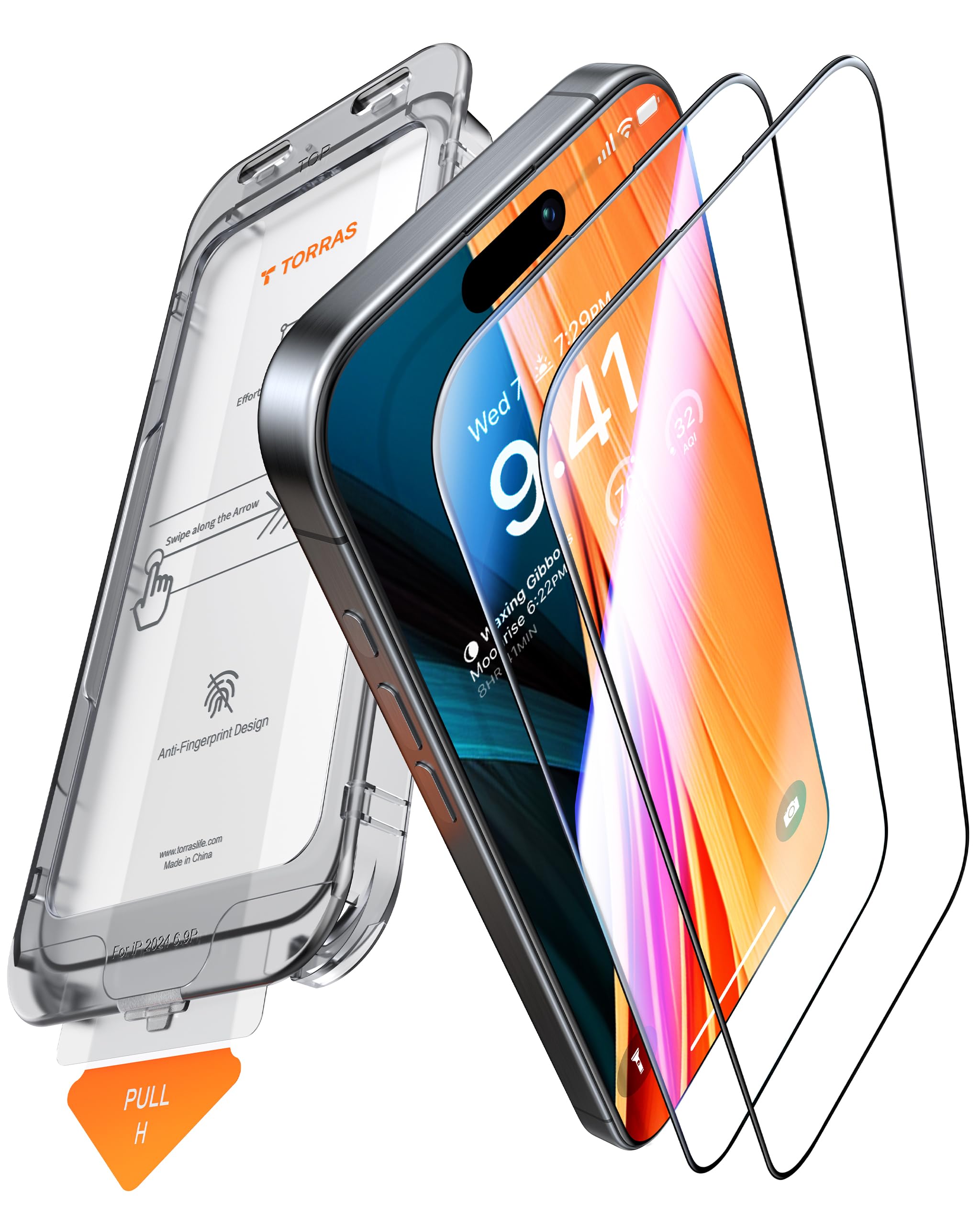 TORRAS iPhone 16 Pro  饹ե ݸ Ʒʡޤݸ׻ɻ ˺ٹ 9Hۤ ...