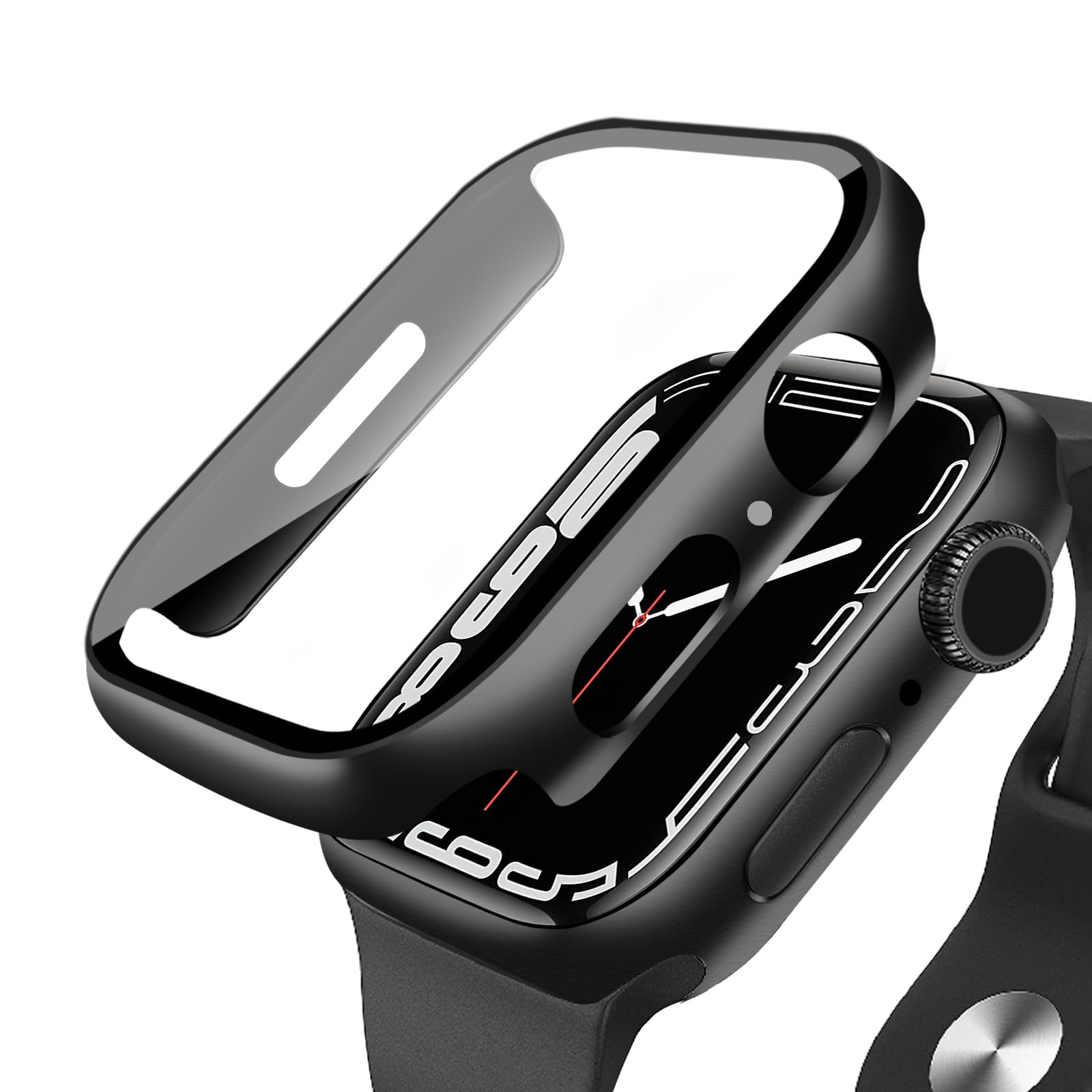 【2024改良モデル】ANYOI 対応 アップルウォッチ10 カバー 46mm 対応 Apple Watch 10 ケース 対応 Apple Watch カバー 耐衝撃 対応 アップルウォッチ ケース 装着簡単 高透過率 46mm ブラック