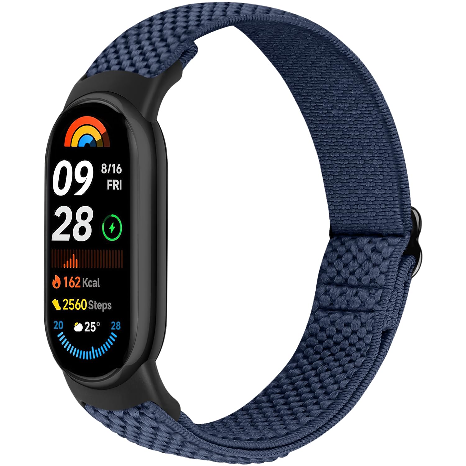 【互換性のある時計 】伸縮性のあるナイロンバンドはXiaomi Mi Band 9/Xiaomi Mi Band 8にのみ対応しています。 注：他のモデルとは互換性がありません。 【伸縮性＆柔軟性】Mi Band 8/Mi Band 9腕時計バンドは高品質の伸縮性ナイロン生地で編まれ、柔らかく通気性があり、軽量で耐久性があり、汗に強く、お手入れが簡単です。伸縮性が高いので、サイズを自由に調整でき、手首にぴったりフィットし、適用サイズ：5.9''-9.8''（150mm-250mm）。 【新しいデザイン】バンドは取り外し可能な調節可能なバックルでデザインされ、装着とサイズ調節がとても快適です。Xiaomi Mi Band 8ストラップは、オリジナルデザインと同様にバンドの両端にコネクタがあり、時計を完璧かつ安全に接続できるので、安心して使用できます。 【プレゼント】 2つのファッショナブルなブレスレットを取得し、彼らは異なるスタイルを持って、あなたは自由にあなたの服、機会、パーソナライズされた時計とそれらを一致させ、あなたのスタイルを表示することができます。