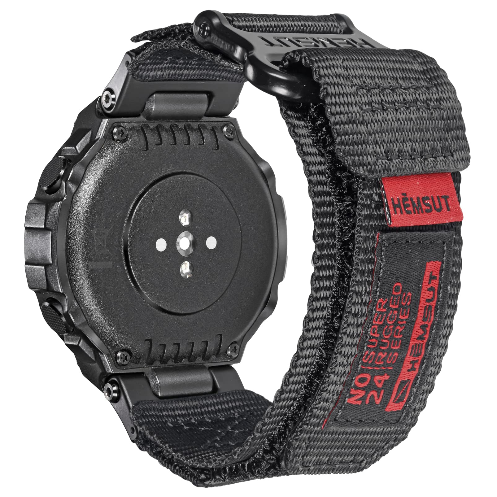  時計バンド Huami Amazfit T-Rex 2用バンド スマートウォッチバンド 替えバンド 通気性がよく 汗をかきにくいナイロン替えばんど