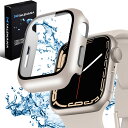 TALENANA Apple Watch 用 防水ケース series 7/series 8/series 9 41mm アップルウォッチ保護カバー ガラスフィルム 一体型 防水 防塵 PC素材 タッチ感良好 アップルウォッチ 用 カバー 全面保護 高透過率 指