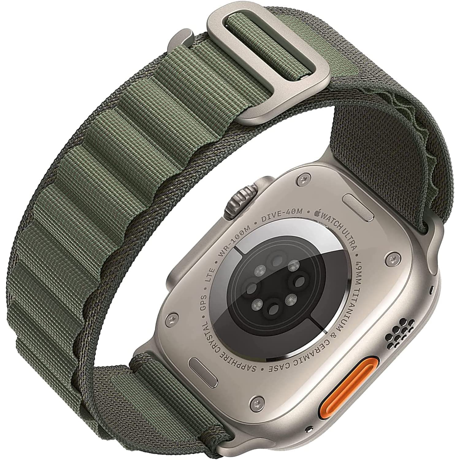 樂天商城 - アルパインループ Apple Watch バンド 41mm 40mm 38mm シリコン 交換ベルト iWatch Series 9 8 7 6 5 4 3 2 1 SE に対応 ナイロンメッシュ ベルト アップルウォッチ バンド 長さ調節 (41/40/38mm, グリーン)