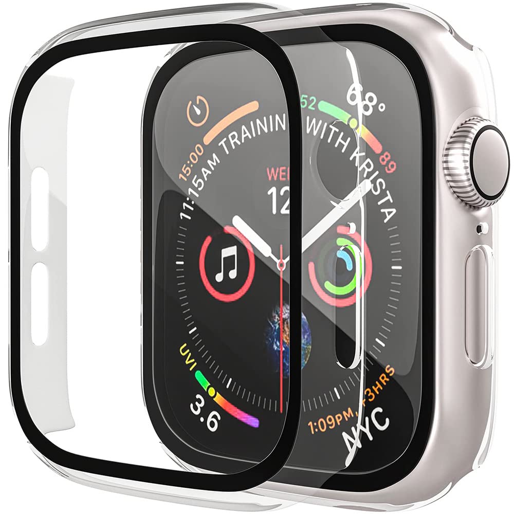 アップルウォッチ カバー Apple watch ケース 41mm シリーズ 7 8 Pellforia 保護ケース 保護カバー クリア 透明 cl-41