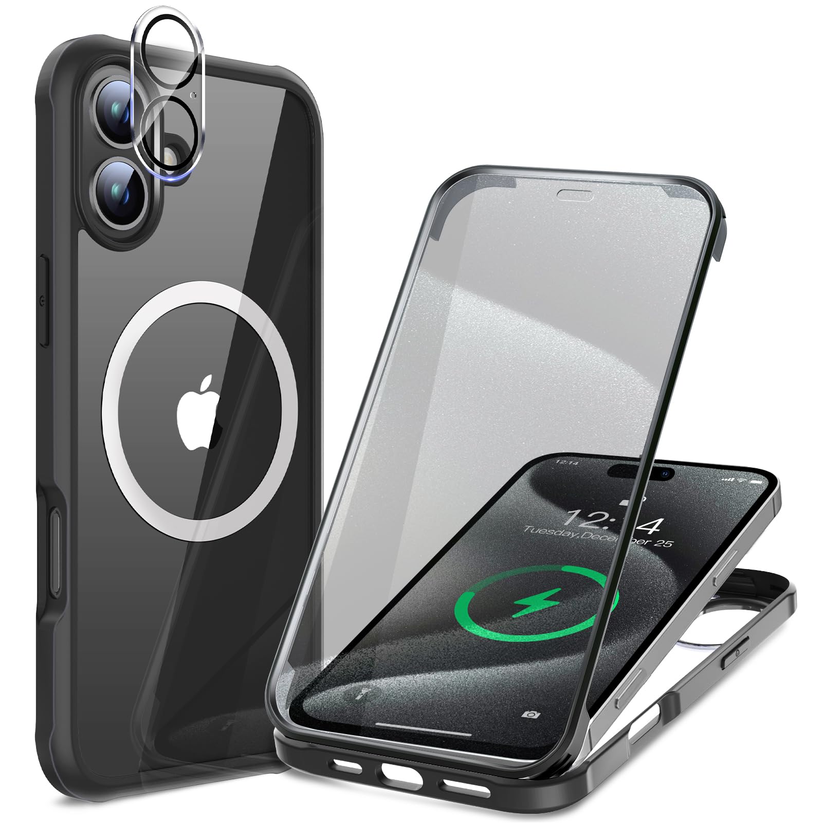 ξ̶饹ðŪѾ׷HAUTRKBG iPhone 16   ꥢ ݸ [MagSafeб] [ե...