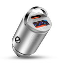 ANNIBER カーチャージャー Type C iphone16 シガーソケット 急速充電/2ポート/12V・24V車対応 PD30W+QC18W USB-C車載充電器 車 usbソケット タイプCシガーusb充電器 USB車 充電器車用 iPhone 16/15/iPhone 15pro/iPhone(2)