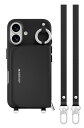 【MagEasy】 iPhone 16 対応 ケース MagSafe 対応 ショルダー ストラップ 付き カード 収納 レザー スマホケース カードケース ポー...